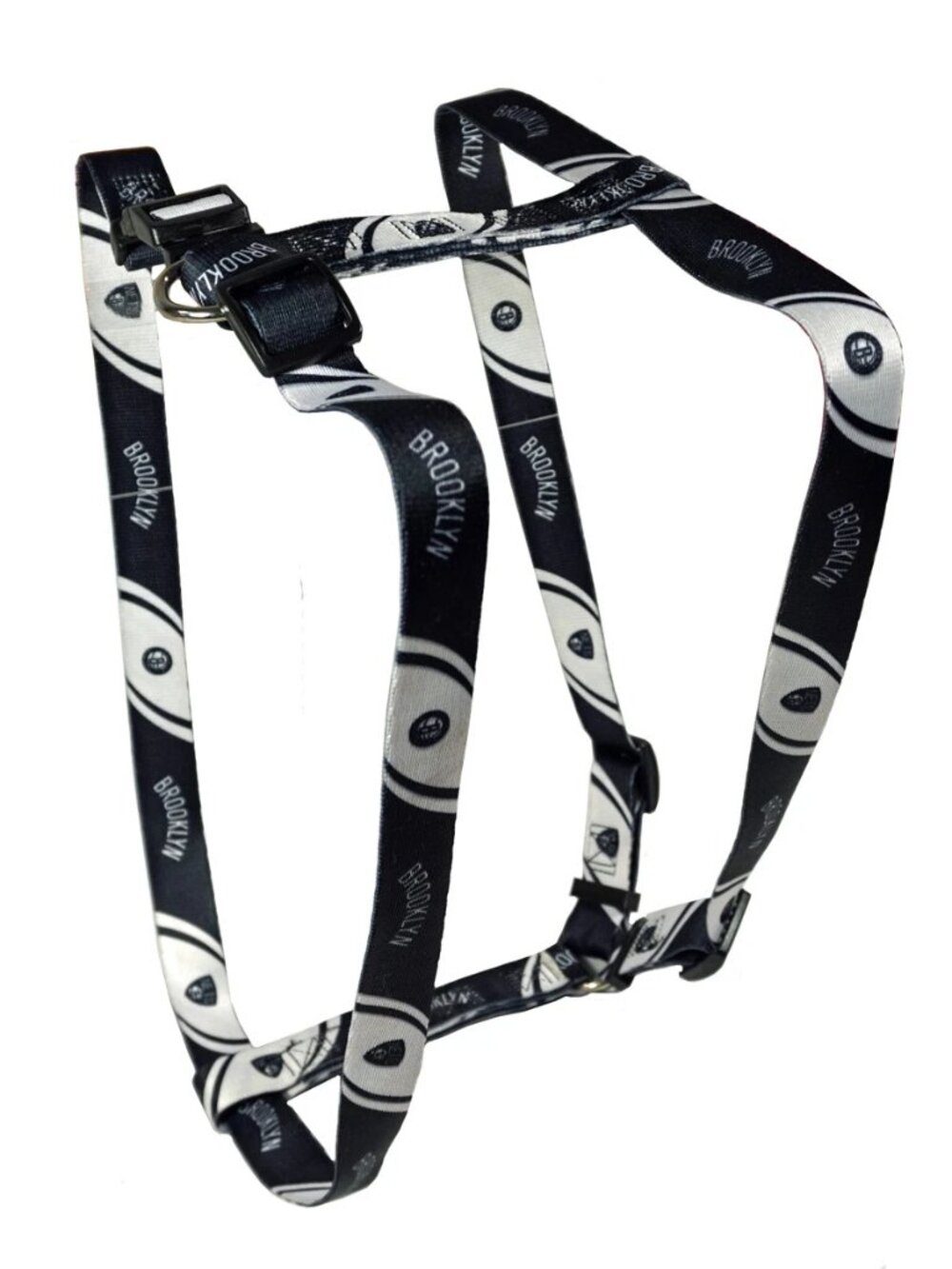 NEW Brooklyn Nets 1 Inch wide Adjustable Dog Harness Large